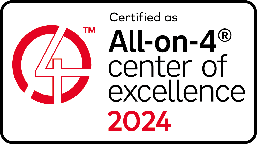 Certified as All-on-4 Center of Excellence 2024